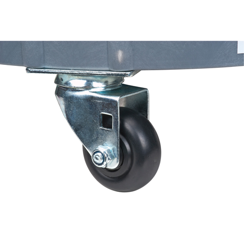 Leak Containment Drum Dolly, 24.25" dia. X 7.625" H, 1.5 US Gal. Spill Cap. Fastek