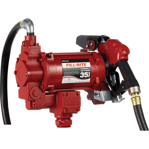 AC Utility Rotary Vane Pumps with Nozzle, 115/230 V, 35 GPM Fastek