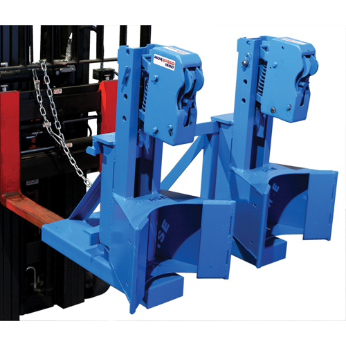 MORSPEED 1500 Forklift Drum Handler, For 55 US gal. (45 Imperial Gal.) Fastek