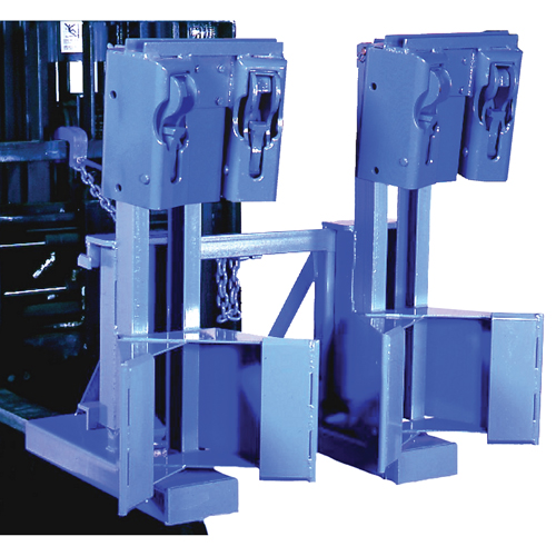 Manipulateur de barils MORSPEED 1500 pour chariot &eacute;l&eacute;vateur, Pour 30 - 85 gal. US (25 - 70 gal. imp.) Fastek