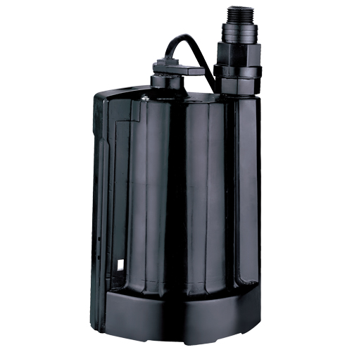 Automatic Submersible Utility Pump, 1/3 HP, 2160 GPH, 115 V, 4 A Fastek