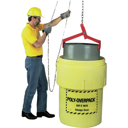 L&egrave;ve-baril, Baril de 85 gal. US (70 gal. imp.), Capacit&eacute; 1000 lb/454 kg Fastek