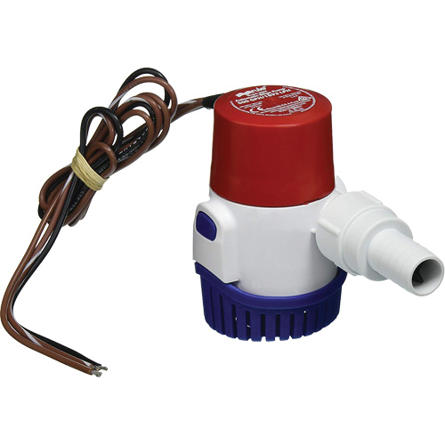 Pompe de cale avec capteur &eacute;lectronique de s&eacute;rie S, 500 gal./h, 12 V Fastek