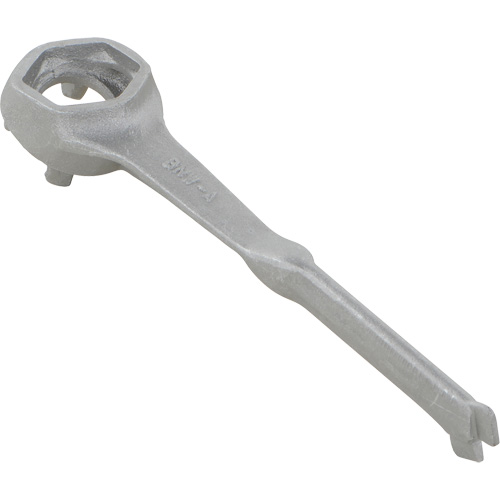 Single Ended Specialty Bung Nut Wrench, 1-1/2" Opening, 4-1/4" Handle, Non-Sparking Aluminum Fastek