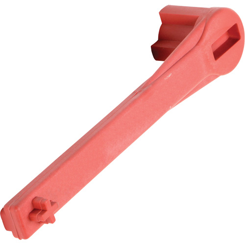 Single Ended Specialty Bung Nut Wrench, 1-1/4" Opening, 8" Handle, Non-Sparking Nylon Fastek