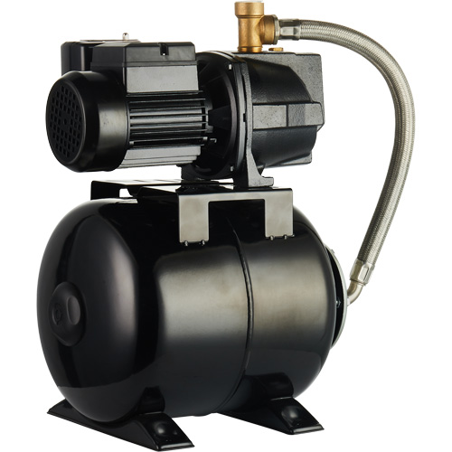 Shallow Well Jet Pump C/W Pressure Tank, 115 V/230 V, 790 GPH, 1/2 HP Fastek