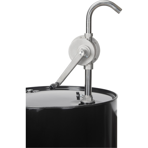 Rotary Type Drum Pump, Stainless Steel, Fits 55 Gal., 12 oz./Stroke Fastek