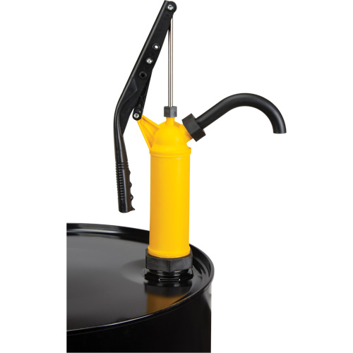 Pompe &agrave; baril de type levier, Polypropyl&egrave;ne, 14 oz/course, Pour barils de 5-55 gal. Fastek
