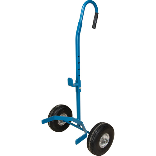 Cylinder Cart, Flat-Free Wheels, 15-1/2" W x 14-1/4" L Base, 600 lbs. Fastek