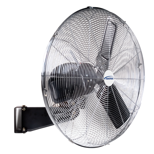 Non-Oscillating Wall Fan, Industrial, 30" Dia., 2 Speeds Fastek
