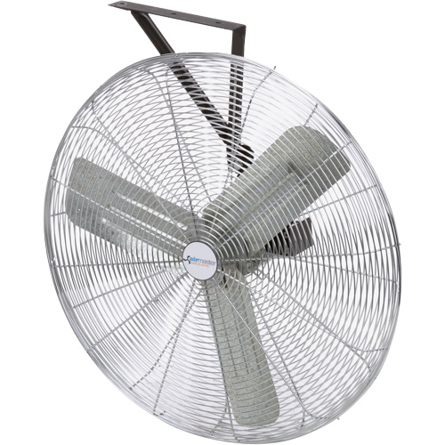 Ventilateur mural non-oscillant, Commercial, Dia 24", 3 vitesses Fastek
