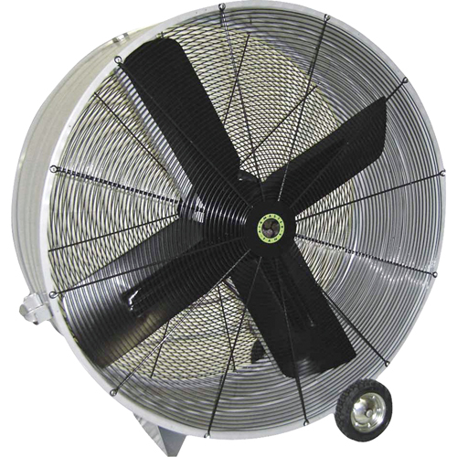 Belt Drive Drum Fans, 1 Speed, 48" Diameter Fastek