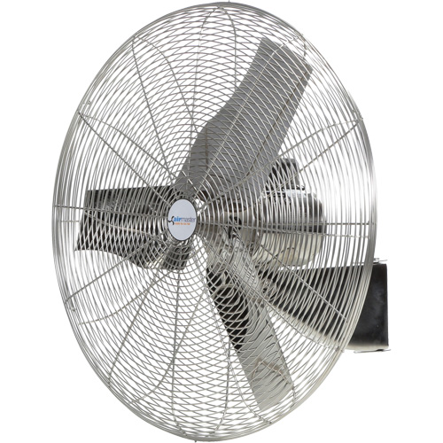 Stainless Steel Food Service Washdown Air Circulating Fans, Industrial, 24" Dia., 1 Speeds Fastek