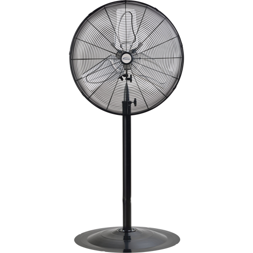 Non-Oscillating Pedestal Fan, Heavy-Duty, 2 Speed, 24" Diameter Fastek