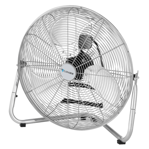 High-Velocity Floor Fan, 3 Speeds, 18" Diameter Fastek