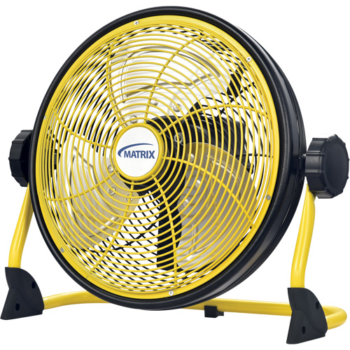 Rechargeable Indoor/Outdoor Fan with USB port, Variable Speeds, 12" Diameter Fastek