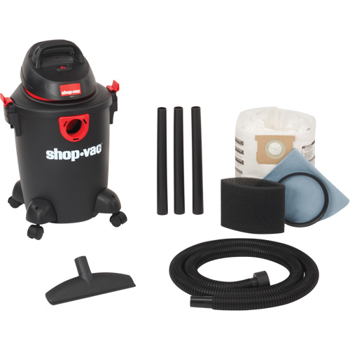 Aspirateur d'atelier s&eacute;rie bricolage & atelier, Secs-humides, 3,5 CV, 6 gal. US (22,7 litres) Fastek
