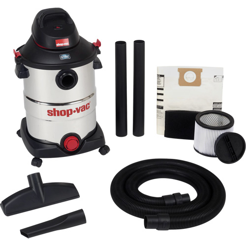 Aspirateur pour atelier SVX2, Secs-humides, 5,5 CV, 12 gal. US (45,4 litres) Fastek