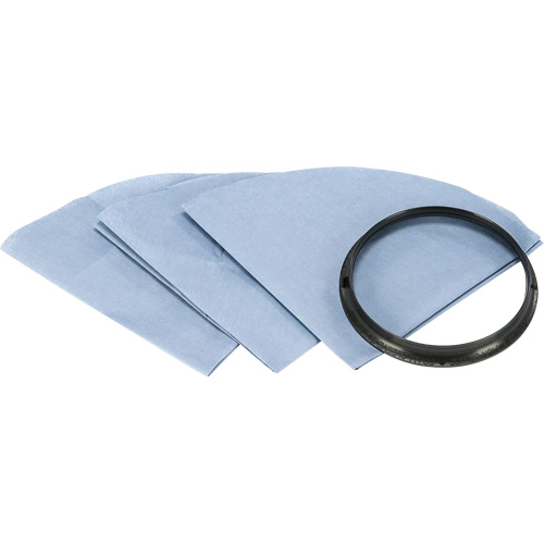 Filtre pour aspirateur sec r&eacute;utilisable avec anneau de montage Fastek
