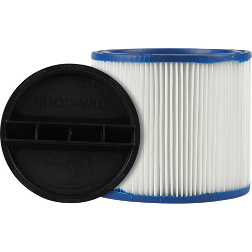 CleanStream&reg; Gore&reg; Wet/Dry Vacuum Filter, Cartridge/Hepa, Fits 5 US gal. Fastek