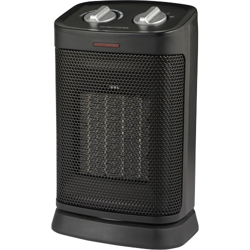 Oscillating Heater, Ceramic, Electric, 5200 BTU/H Fastek
