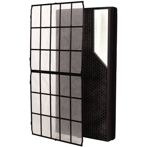 AeraMax&reg; SV HEPA/Carbon Air Purifier Filter with Pre-Filter, Box, MERV 13, 11.56" W x 2.38" D x 23.25" H Fastek