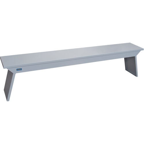 Locker Room Benches, Steel, 72" L x 12" W x 17" H Fastek