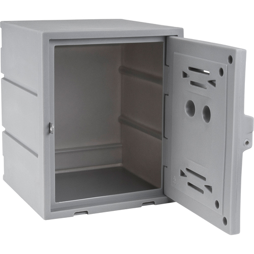Locker, 15" x 15" x 18", Grey, Assembled Fastek