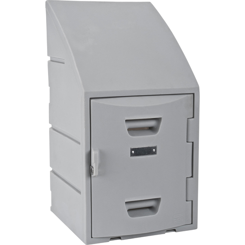Locker, 15" x 15" x 31", Grey, Assembled Fastek
