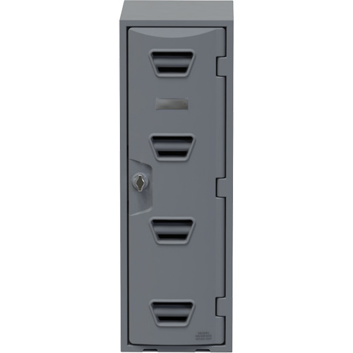 Locker, 12" x 15" x 36", Grey, Assembled Fastek