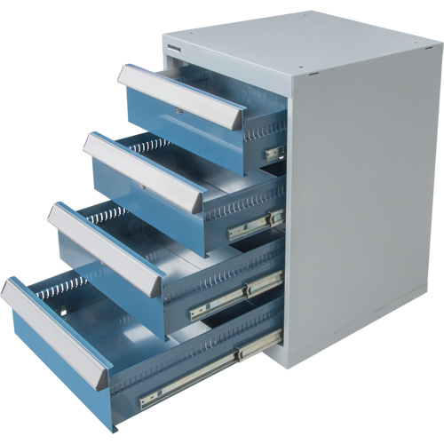 Four-Drawer Pedestal Workbench, 18" W x 21" D x 28" H Fastek