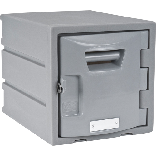 Locker, 12" x 15" x 12", Grey, Assembled Fastek