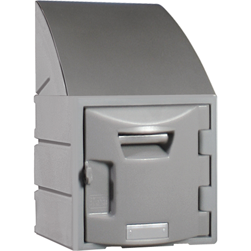 Locker, 12" x 15" x 25", Grey, Assembled Fastek