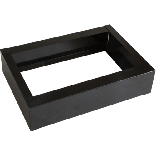 Base encastr&eacute;e pour casiers robustes enti&egrave;rement soud&eacute;e Concorde, 1 Blocs, 4" lo x 12" la x 17" p, Noir, Acier Fastek