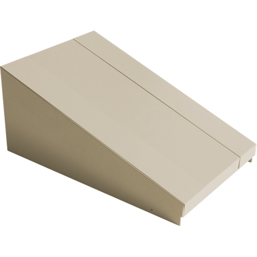 All-Welded Concorde - Heavy-Duty Lockers Sloping Top, 1 Bank, 18" D x 12" W x 6" H, Beige, Steel Fastek