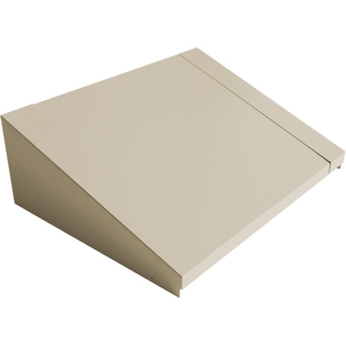 Dessus inclin&eacute; pour casiers robustes enti&egrave;rement soud&eacute; Concorde, Bloc de 2, 18" p x 24" la x 6" ha, Beige, Acier Fastek
