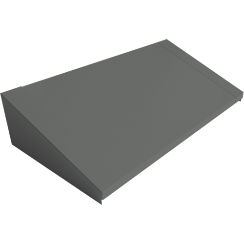 Dessus inclin&eacute; pour casiers robustes enti&egrave;rement soud&eacute; Concorde, Bloc de 3, 18" p x 36" la x 6" ha, Acier Fastek