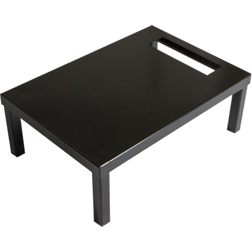 All-Welded Concorde Free Standing Locker Base, 1 Banks, 6" H x 12" W x 18" D, Black, Steel Fastek