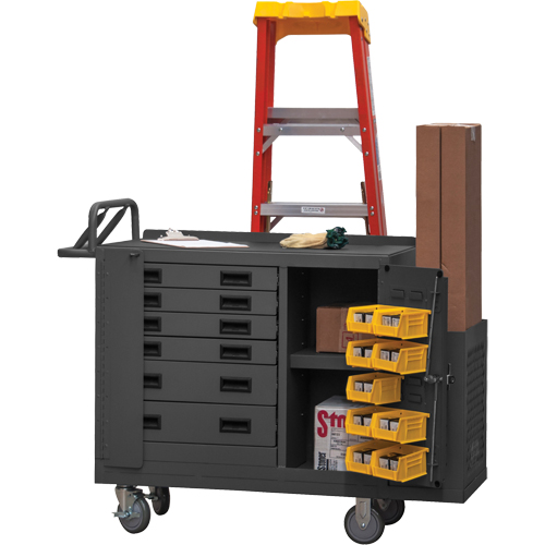 Heavy Duty Mobile Work Stations, Steel Surface Fastek