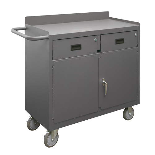 Mobile Workbench Cabinet, Steel Surface Fastek