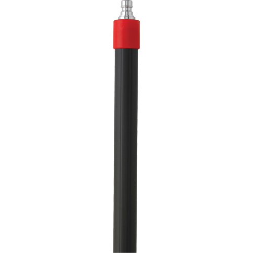 Transport Line Water-Fed Handle, Aluminum/Polypropylene, Telescopic, Euro Threaded Tip, 1-1/4" Diameter, 63" - 109" Length Fastek
