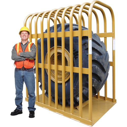 T111 10-Bar Earthmover Tire Inflation Cage Fastek