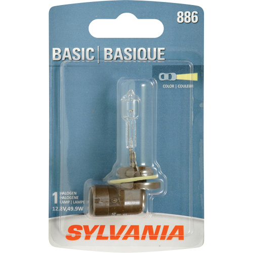 886 Phare antibrouillard de base, Halog&egrave;ne, 50 W, Blanc cass&eacute; Fastek