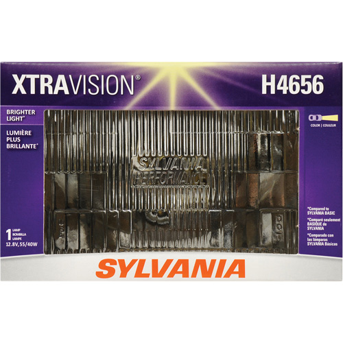 Phare automobile scell&eacute; XtraVision H4656, Halog&egrave;ne, 35 W/55 W, Blanc cass&eacute; Fastek