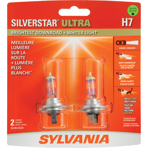 Ampoule de feu avant SilverStar H7, Halog&egrave;ne, 56 W, Blanc cass&eacute; Fastek