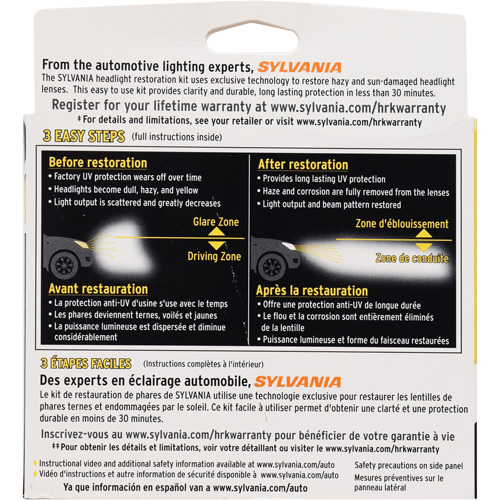 Headlight Restoration Kit Fastek