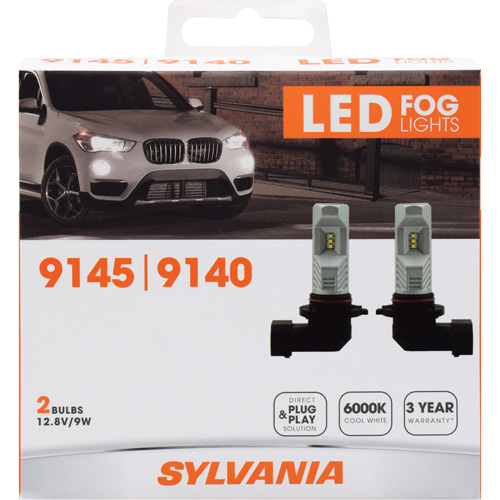 9145 Fog Light Bulb, LED, 65 W, White Fastek