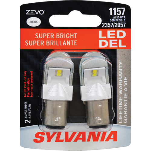 1157 Zevo&reg; Mini Automotive Bulb, LED, 1.7 W, White Fastek