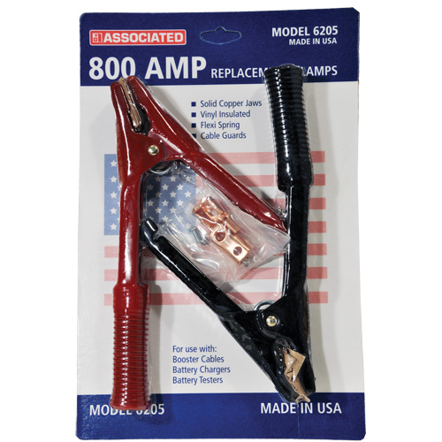 800 Amp Professional Heavy-Duty Booster Cable Clamps Fastek