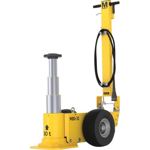 Cric Mammut &agrave; 3 &eacute;tapes, 88 tonnes, Air comprim&eacute;/hydraulique Fastek